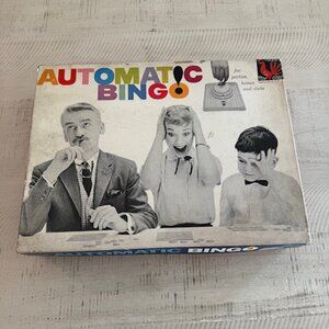 Rare, vintage 1940's/50's Tucket Toy Corp Automatic Bingo